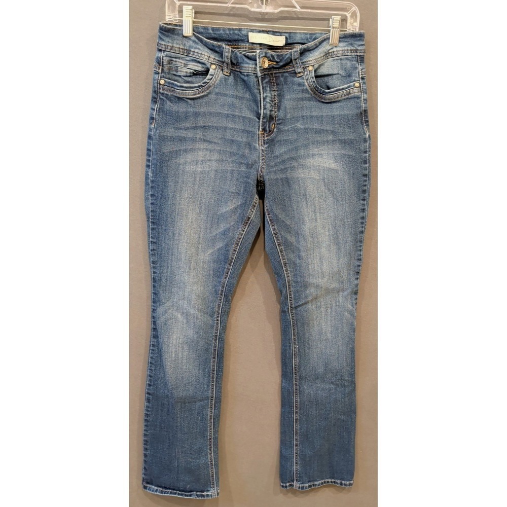 CAbi Women's Style #511 Long Classic‎ Straight Stretch Bootcut Jeans Size 8